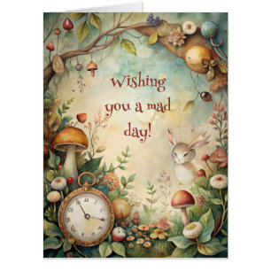 Create Your Own Whimsical Rabbit Garden Card