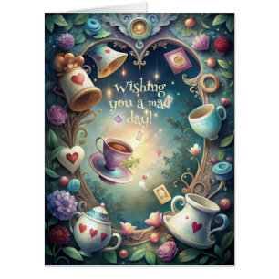 Create Your Own Whimsical Tea Party Card