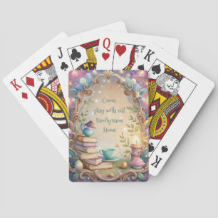 Create Your Own Whimsical Tea Party Story Poker Cards