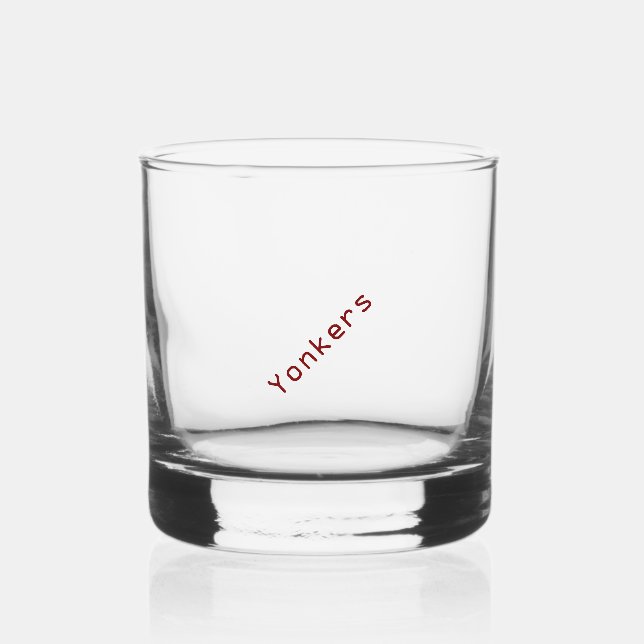Create Your Own Whiskey Glass (Front)