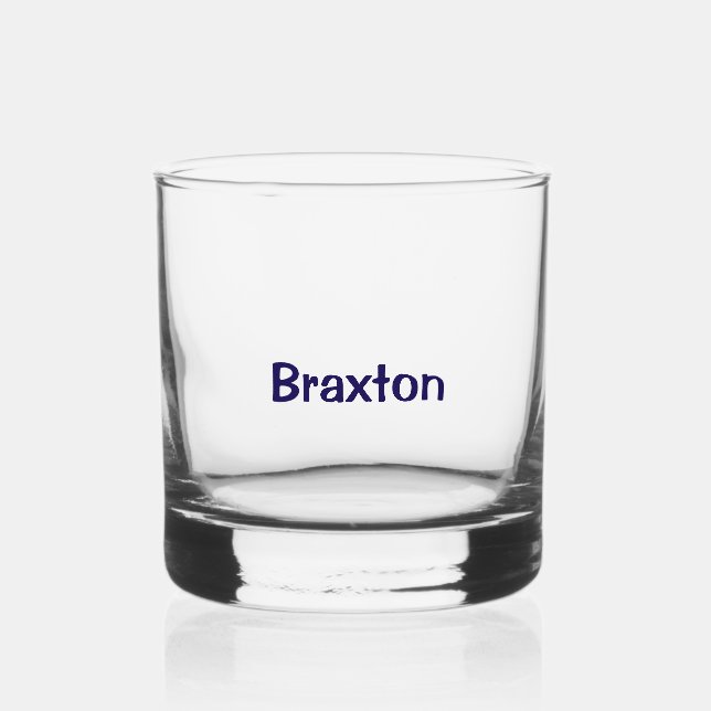 Create Your Own Whiskey Glass (Front)