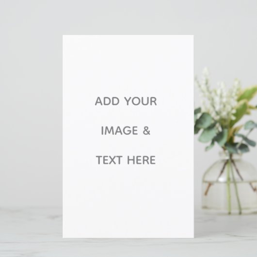 Create Your Own white  (Standing Front)