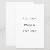 Create Your Own white  (Front/Back)