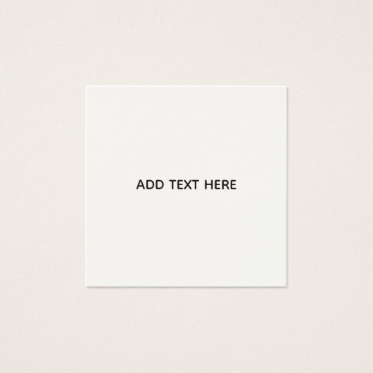 Create Your Own White  (Front)