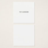 Create Your Own white (Front & Back)
