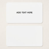 Create Your Own White  (Front & Back)