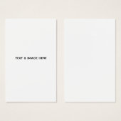 Create Your Own white (Front & Back)