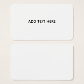 Create Your Own White  (Front & Back)