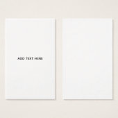 Create Your Own White (Front & Back)