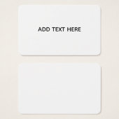 Create Your Own White  (Front & Back)