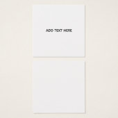 Create Your Own White (Front & Back)