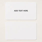Create Your Own White  (Front & Back)