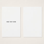Create Your Own White (Front & Back)