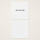 Create Your Own White  (Front & Back)