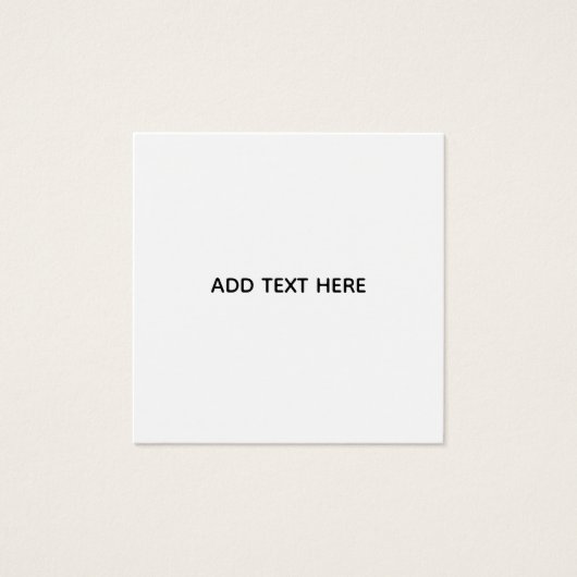 Create Your Own White  (Front)
