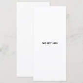 Create Your Own White  (Front/Back)
