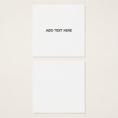 Create Your Own White  (Front & Back)