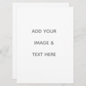 Create Your Own white  (Front/Back)