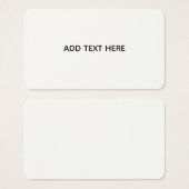 Create Your Own White (Front & Back)