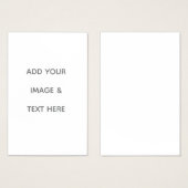 Create Your Own white  (Front & Back)