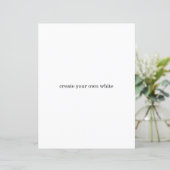 create your own white  (Standing Front)