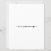 create your own white  (Front)