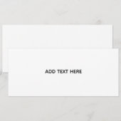 Create Your Own White  (Front/Back)