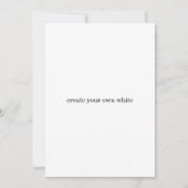 create your own white (Front)