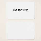Create Your Own White  (Front & Back)