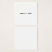 Create Your Own White  (Front & Back)