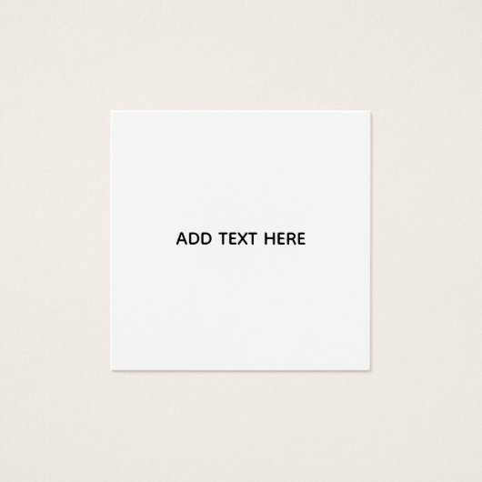 Create Your Own White  (Front)