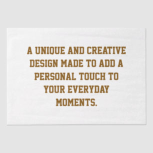 Create Your Own White 18lb Tissue Paper
