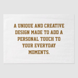 Create Your Own White 18lb Tissue Paper