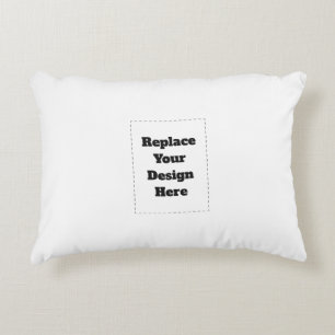 Create Your Own white  Accent Pillow