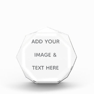 Create Your Own white  Acrylic Award
