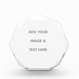 Create Your Own white  Acrylic Award