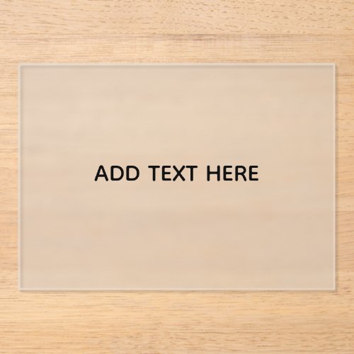 Create Your Own White  Acrylic Invitations