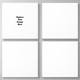 Create Your Own white Acrylic Photo Tile
