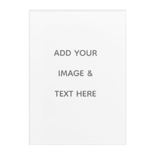 Create Your Own white  Acrylic Print