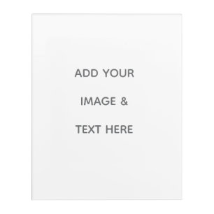 Create Your Own white  Acrylic Print