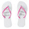 Create Your Own White Adult Flip Flops
