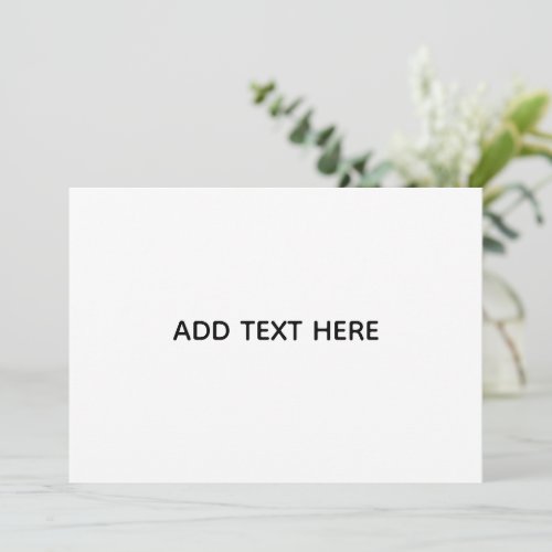 Create Your Own White  Advice Card