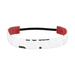 Create Your Own white Athletic Headband