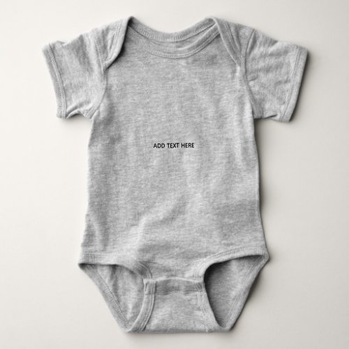 Create Your Own White Baby Bodysuit