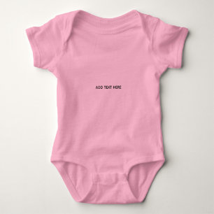 Create Your Own White  Baby Bodysuit