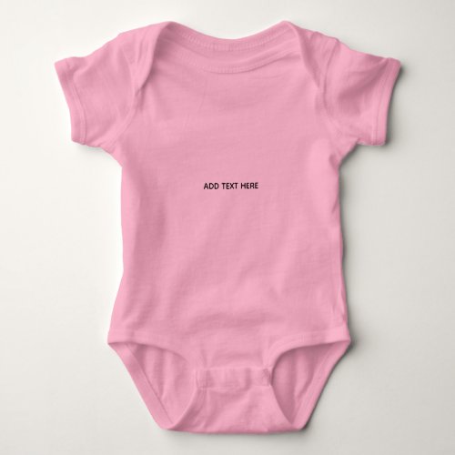 Create Your Own White Baby Bodysuit