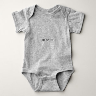 Create Your Own White  Baby Bodysuit