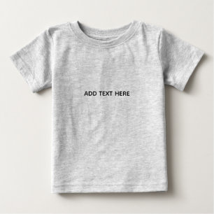 Create Your Own White  Baby T-Shirt