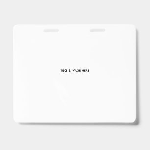Create Your Own white Badge