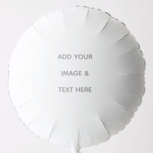 Create Your Own white  Balloon